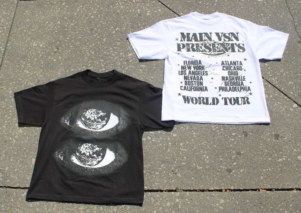 Main Vsn World Tour Tees